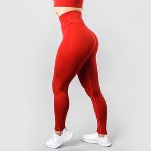 Alphalete red halo leggings